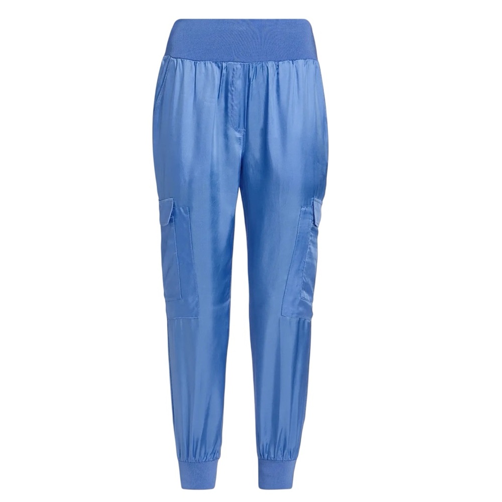 CINQ A SEPT Giles Twill Cargo Joggers in Cobalt wave - Picture 5 of 13
